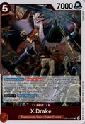 X.Drake #OP14-016 - The Azure Sea's Seven - One Piece Card Game - Rare - Near Mint
