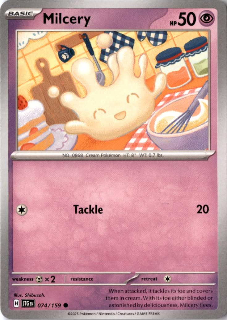 Milcery #074/159 - Journey Together - Pokemon - Common - Near Mint