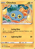 Chinchou #68/202 - Sword & Shield - Pokemon - Common - Near Mint