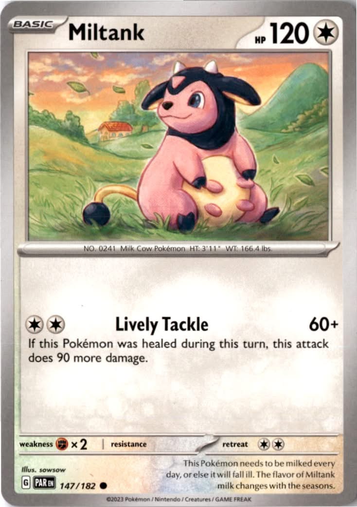 Miltank #147/182 - Paradox Rift - Pokemon - Common - Near Mint