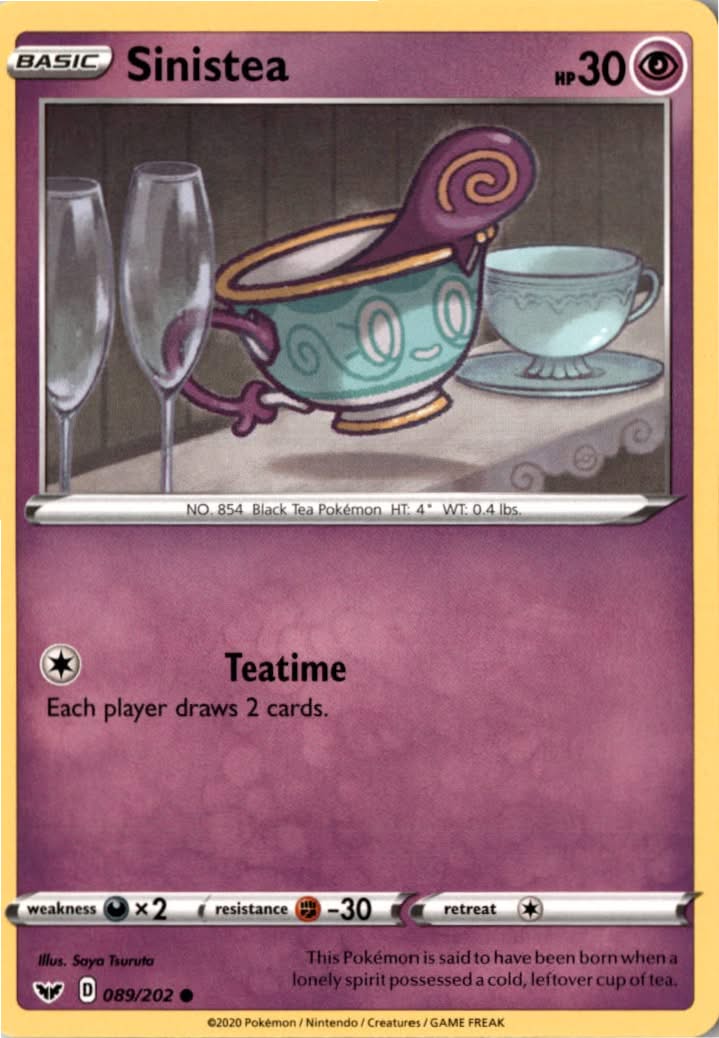 Sinistea #89/202 - Sword & Shield - Pokemon - Common - Near Mint