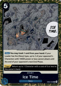 Ice Time (ST-33 Reprint) #EB04-028 - Starter Deck 33: BLUE Kuzan - One Piece Card Game - Rare - Near Mint