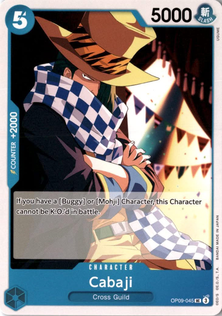 Cabaji #OP09-045 - Emperors in the New World - One Piece Card Game - Uncommon - Near Mint