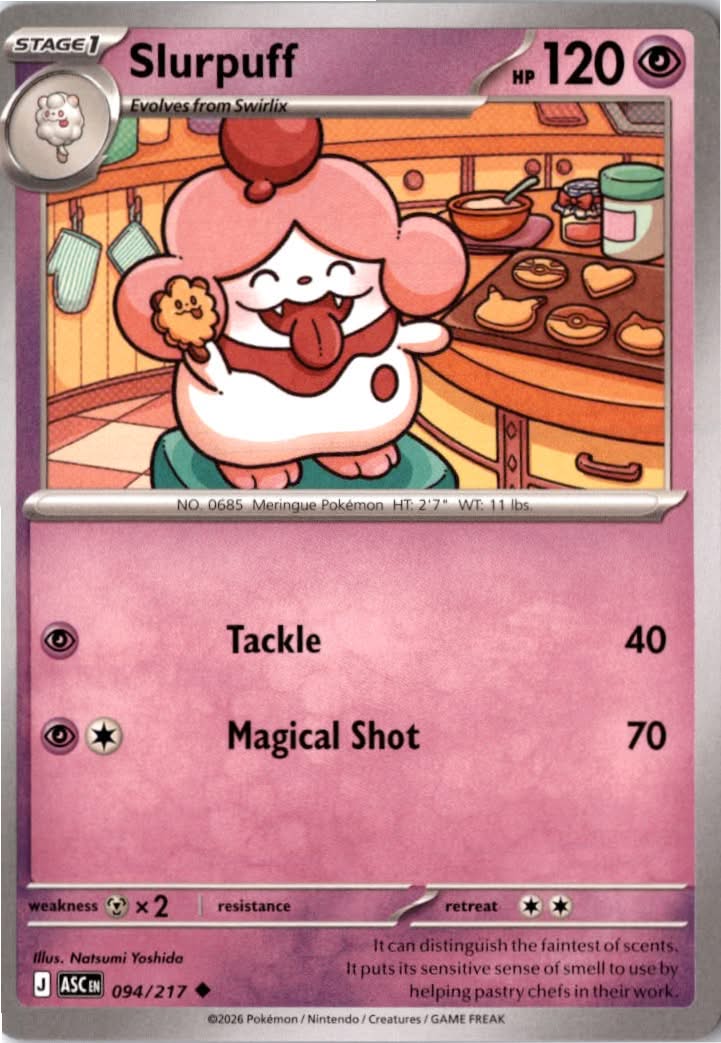 Slurpuff #094/217 - Ascended Heroes - Pokemon - Uncommon - Near Mint