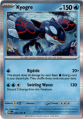 Kyogre #034/132 - Mega Evolution - Pokemon - Rare - Near Mint
