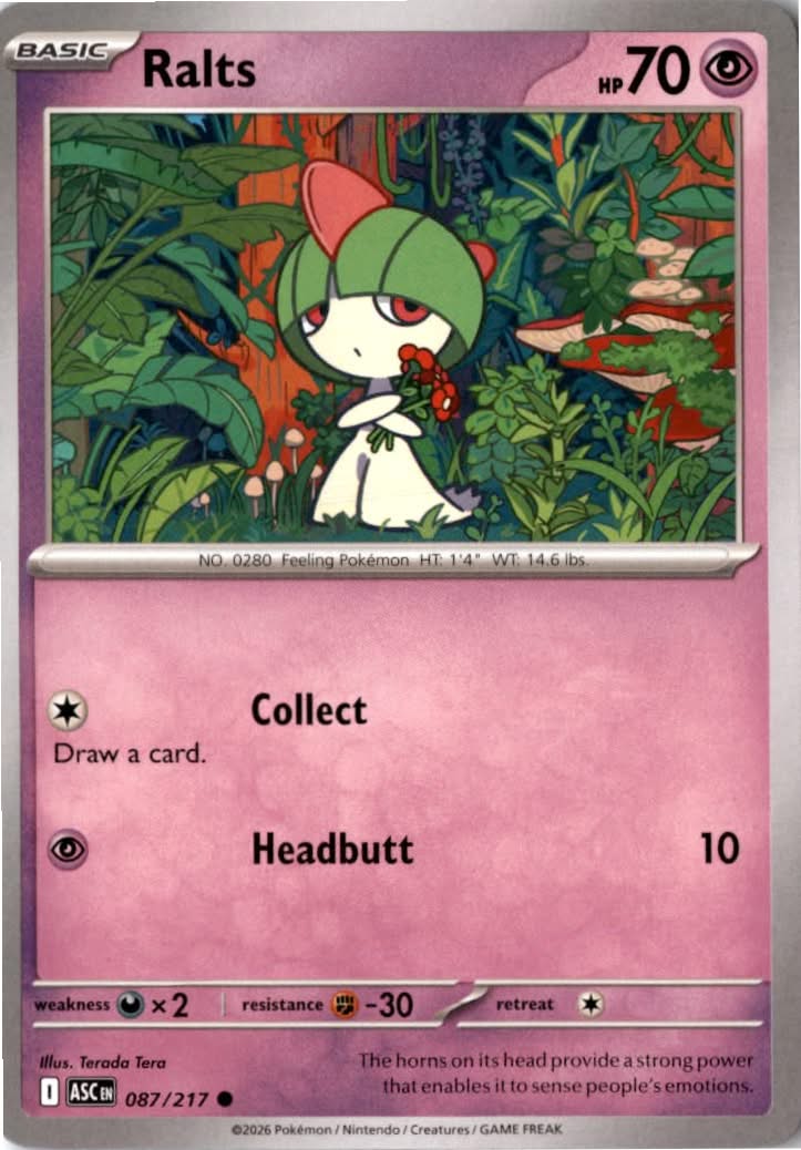Ralts #087/217 - Ascended Heroes - Pokemon - Common - Near Mint