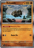 Relicanth #084/162 - Temporal Forces - Pokemon - Rare - Near Mint