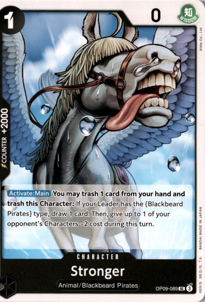 Stronger #OP09-089 - Emperors in the New World - One Piece Card Game - Uncommon - Near Mint