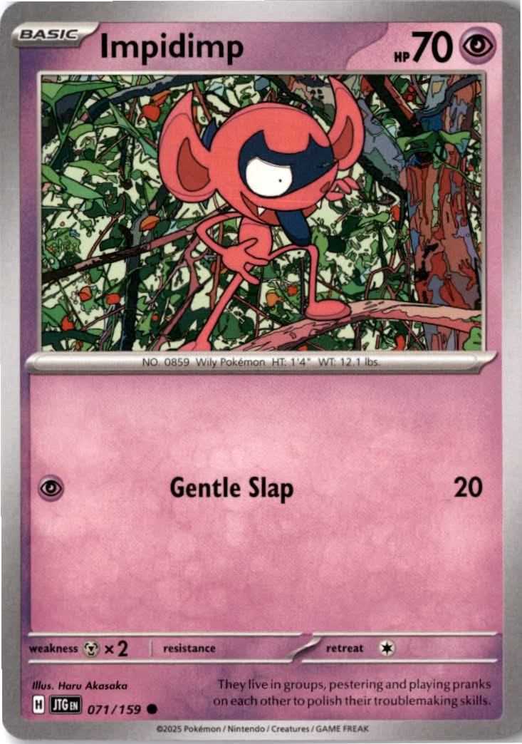Impidimp #071/159 - Journey Together - Pokemon - Common - Near Mint