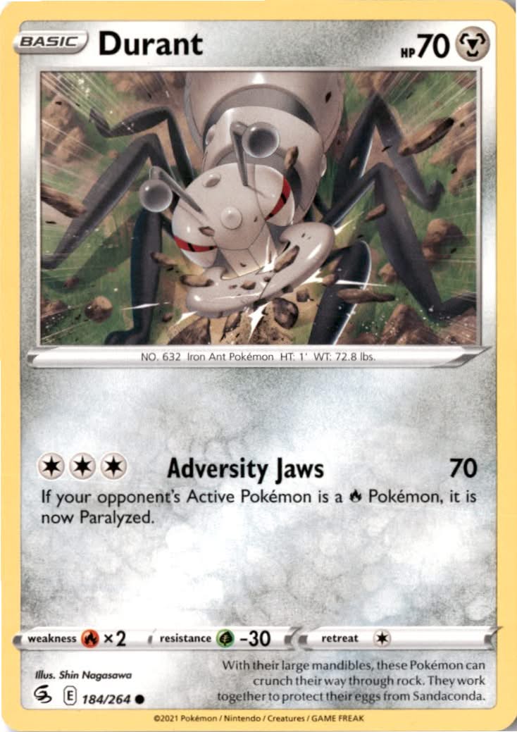 Durant #184/264 - Fusion Strike - Pokemon - Common - Near Mint