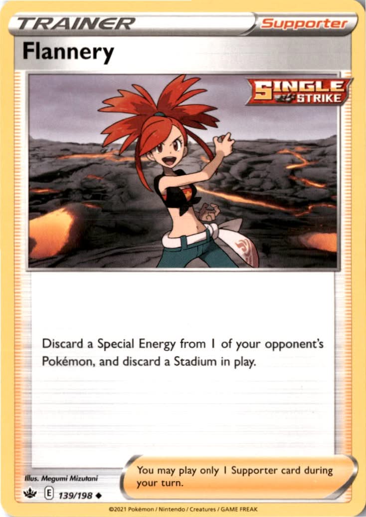 Flannery #139/198 - Chilling Reign - Pokemon - Uncommon - Near Mint