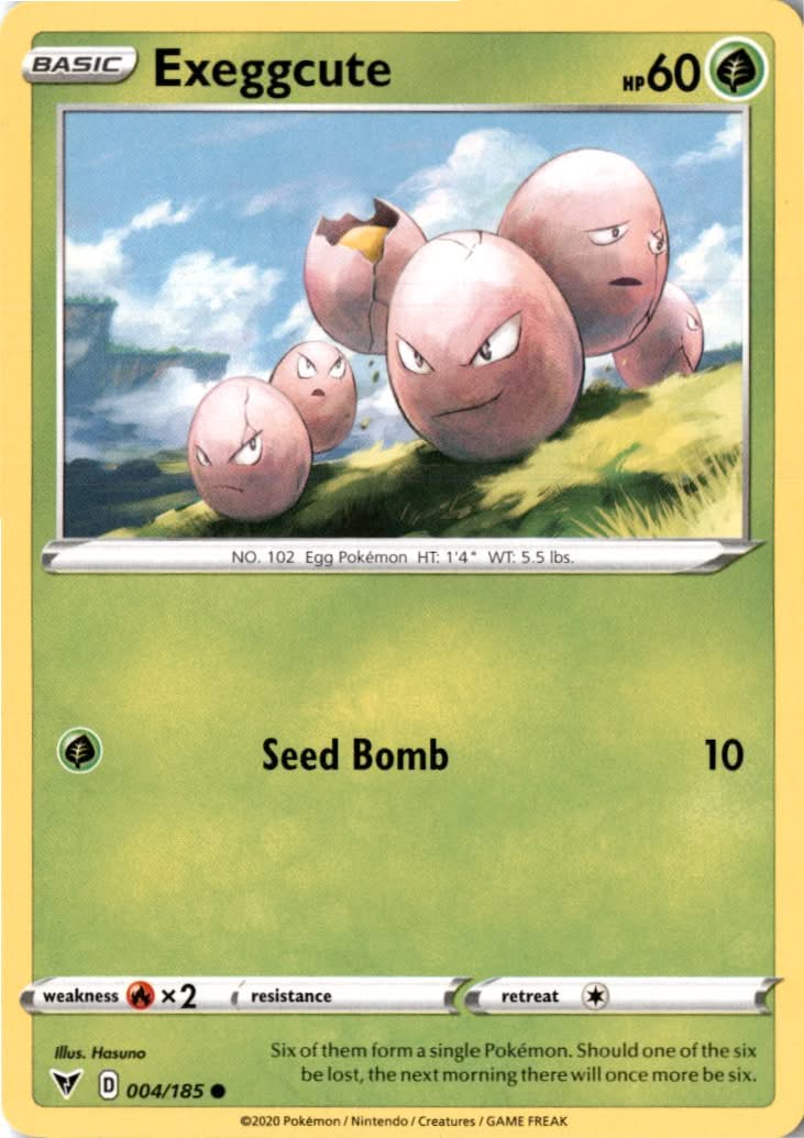Exeggcute #4/185 - Vivid Voltage - Pokemon - Common - Near Mint