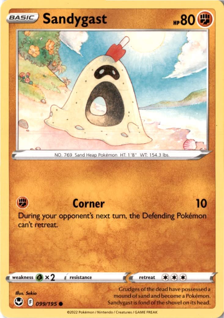 Sandygast #099/195 - Silver Tempest - Pokemon - Common - Near Mint