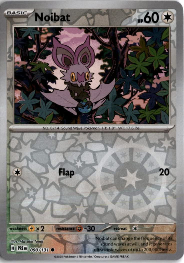 Noibat #090/131 - Prismatic Evolutions - Pokemon - Common - Near Mint