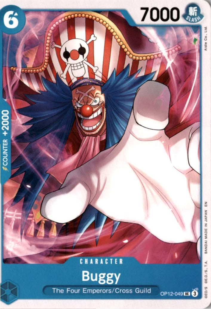 Buggy #OP12-049 - Legacy of the Master - One Piece Card Game - Uncommon - Near Mint
