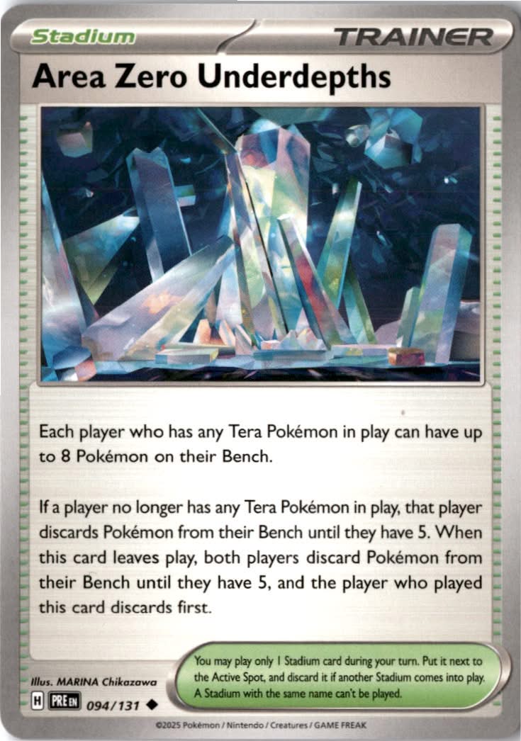 Area Zero Underdepths #094/131 - Prismatic Evolutions - Pokemon - Uncommon - Near Mint