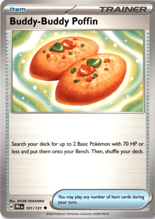 Buddy-Buddy Poffin #101/131 - Prismatic Evolutions - Pokemon - Uncommon - Near Mint