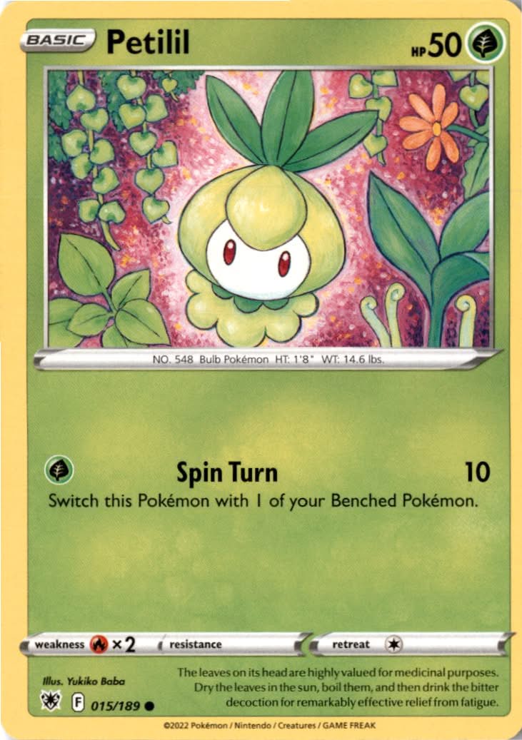 Petilil #015/189 - Astral Radiance - Pokemon - Common - Near Mint