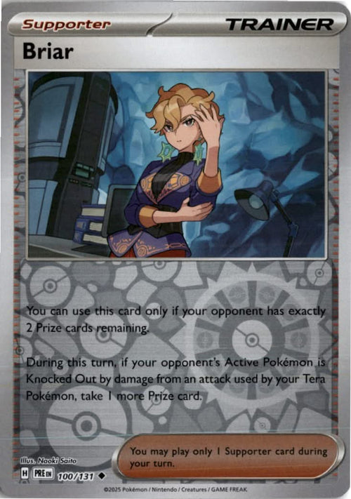 Briar #100/131 - Prismatic Evolutions - Pokemon - Uncommon - Near Mint