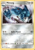 Metang #090/159 - Crown Zenith - Pokemon - Uncommon - Near Mint