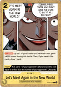 Let's Meet Again in the New World #OP10-115 - Royal Blood - One Piece Card Game - Common - Near Mint
