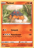 Torkoal #023/196 - Lost Origin - Pokemon - Uncommon - Near Mint