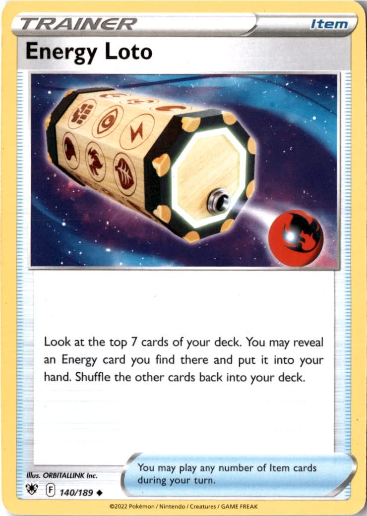 Energy Loto #140/189 - Astral Radiance - Pokemon - Uncommon - Near Mint