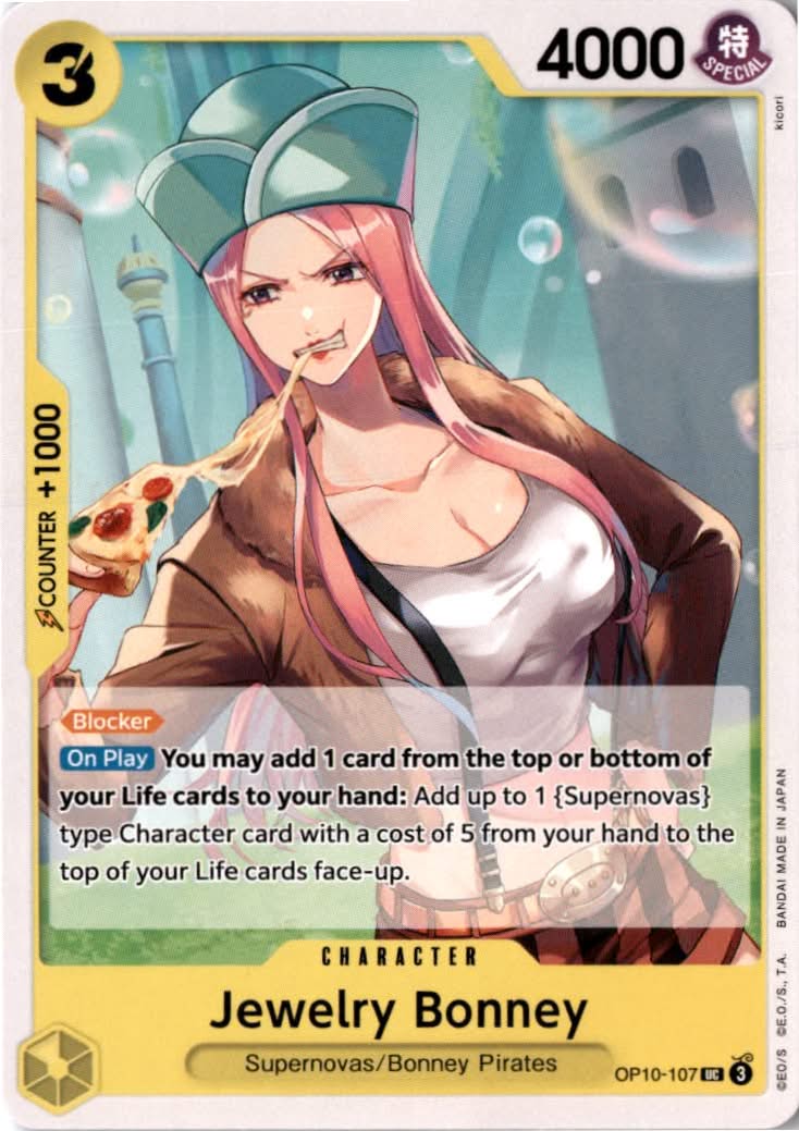 Jewelry Bonney #OP10-107 - Royal Blood - One Piece Card Game - Uncommon - Near Mint