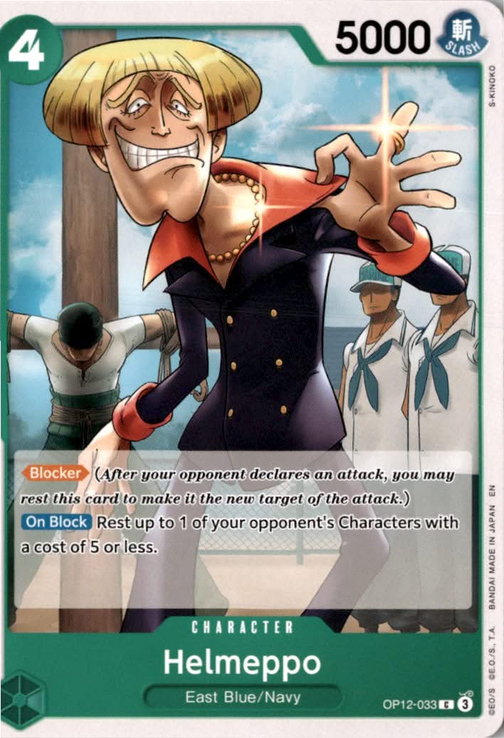 Helmeppo #OP12-033 - Legacy of the Master - One Piece Card Game - Common - Near Mint