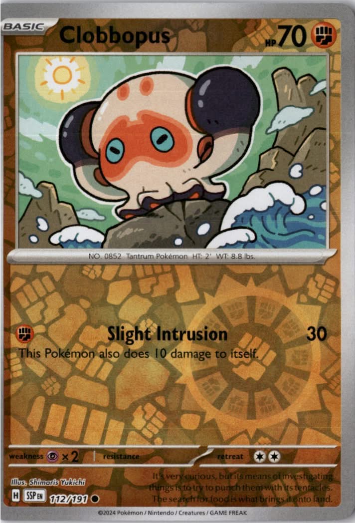 Clobbopus #112/191 - Surging Sparks - Pokemon - Common - Near Mint