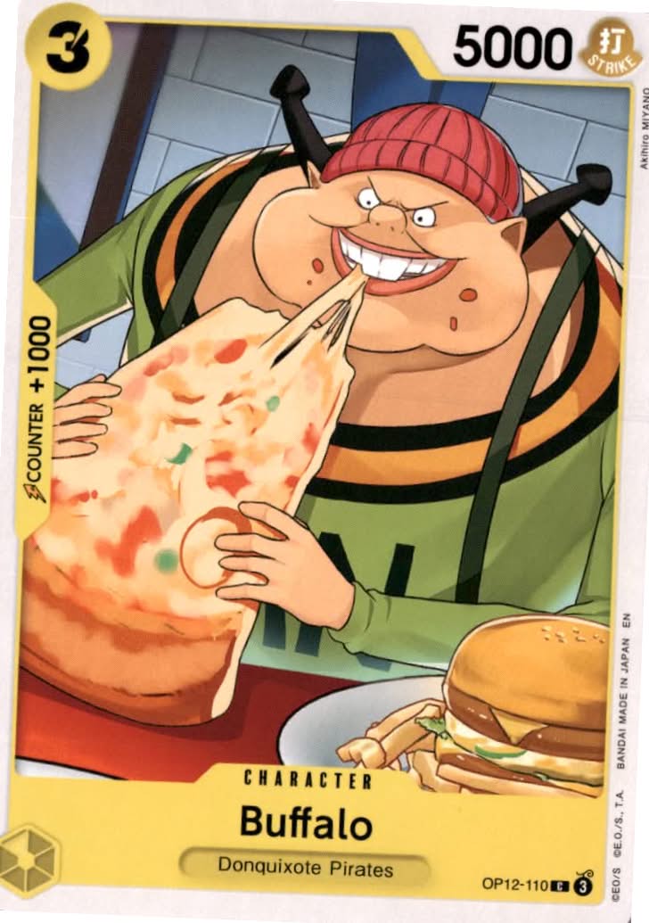 Buffalo #OP12-110 - Legacy of the Master - One Piece Card Game - Common - Near Mint