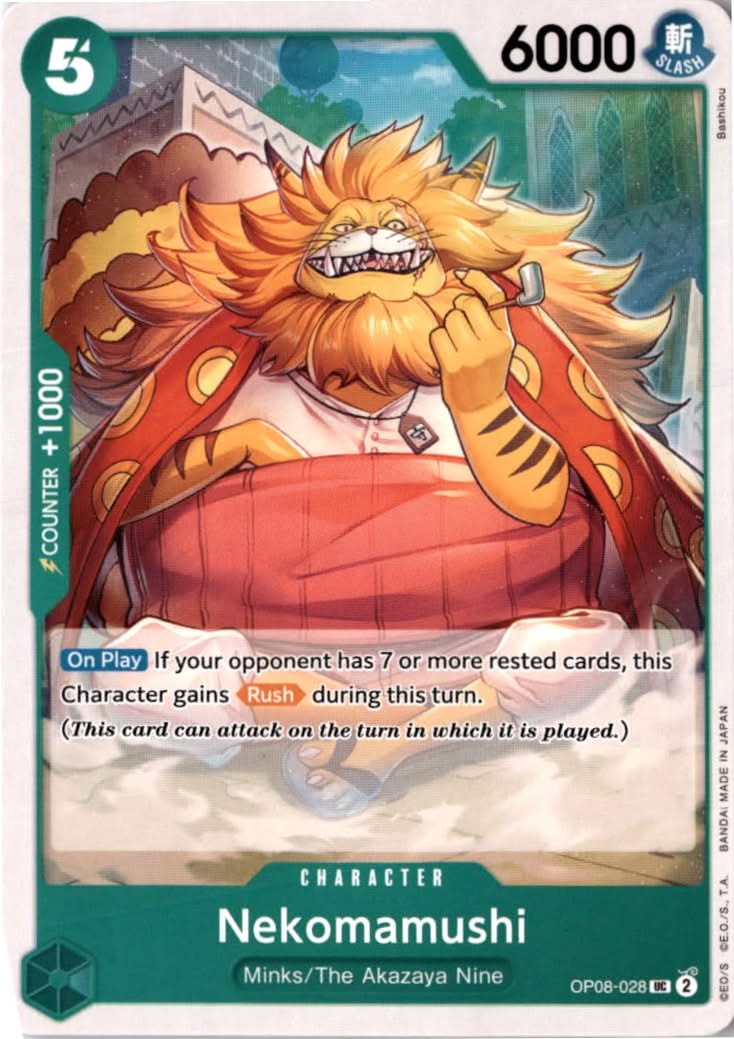 Nekomamushi #OP08-028 - Two Legends - One Piece Card Game - Uncommon - Near Mint