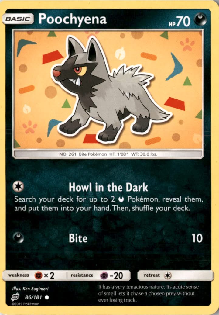 Poochyena #86/181 - Team Up - Pokemon - Common - Lightly Played
