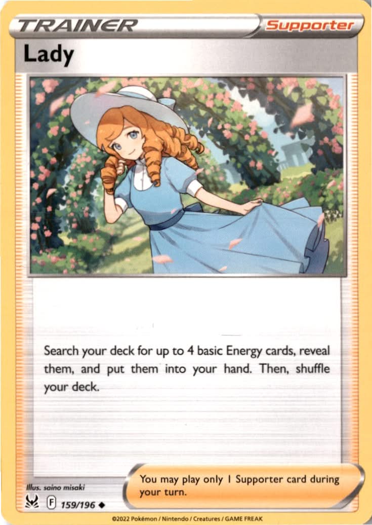 Lady #159/196 - Lost Origin - Pokemon - Uncommon - Near Mint