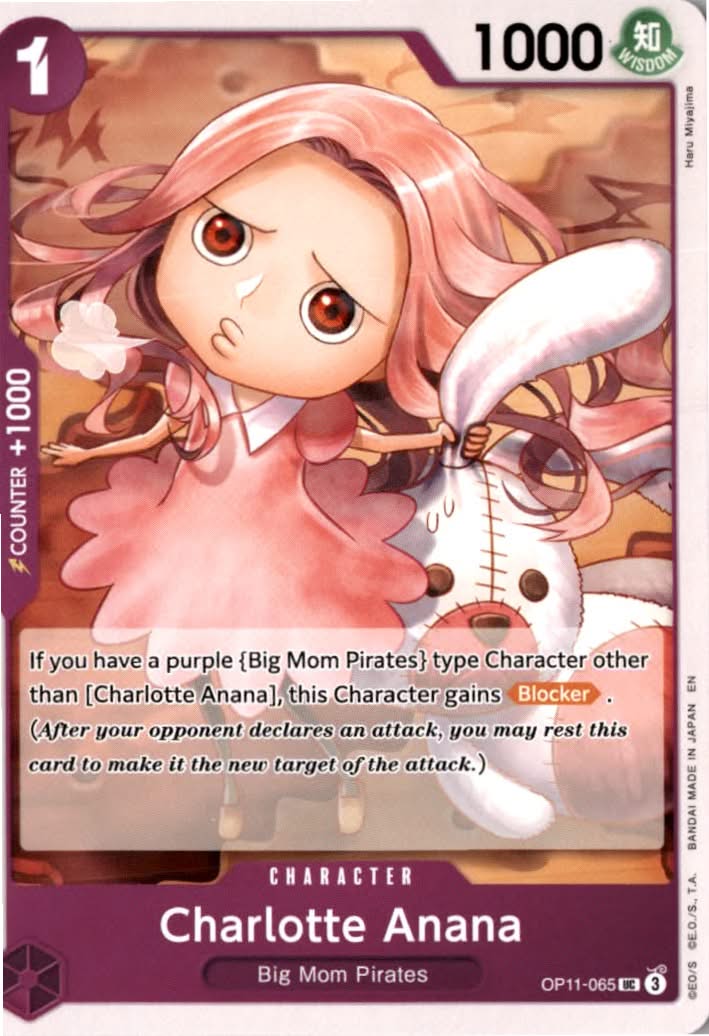 Charlotte Anana #OP11-065 - A Fist of Divine Speed - One Piece Card Game - Uncommon - Near Mint