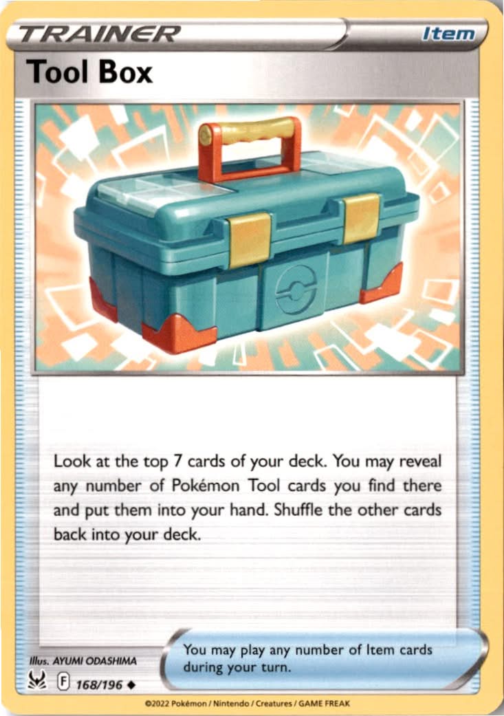 Tool Box #168/196 - Lost Origin - Pokemon - Uncommon - Near Mint