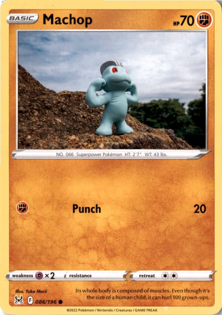 Machop #086/196 - Lost Origin - Pokemon - Common - Near Mint