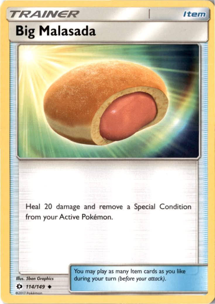 Big Malasada #114/149 - Sun & Moon - Pokemon - Uncommon - Near Mint