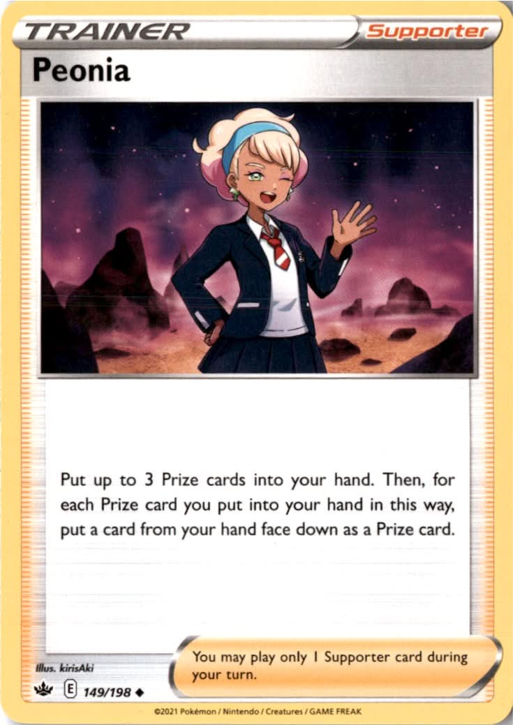 Peonia #149/198 - Chilling Reign - Pokemon - Uncommon - Near Mint