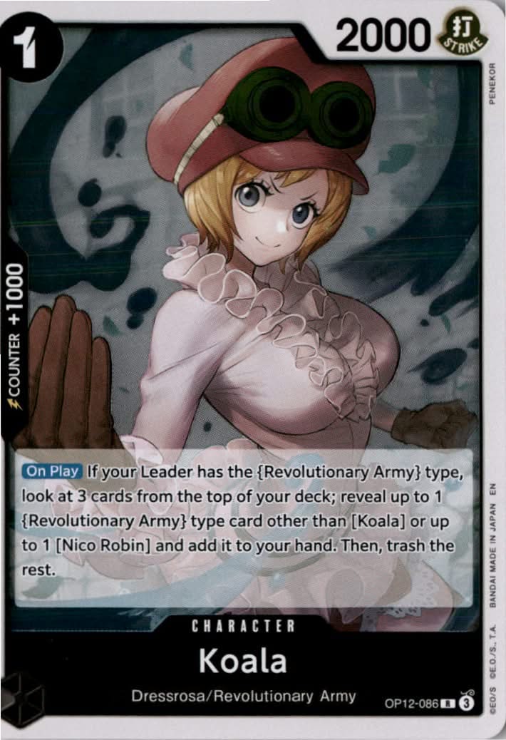 Koala (Welcome Pack 2026 Vol.1) #OP12-086 - One Piece Promotion Cards - One Piece Card Game - Rare - Near Mint