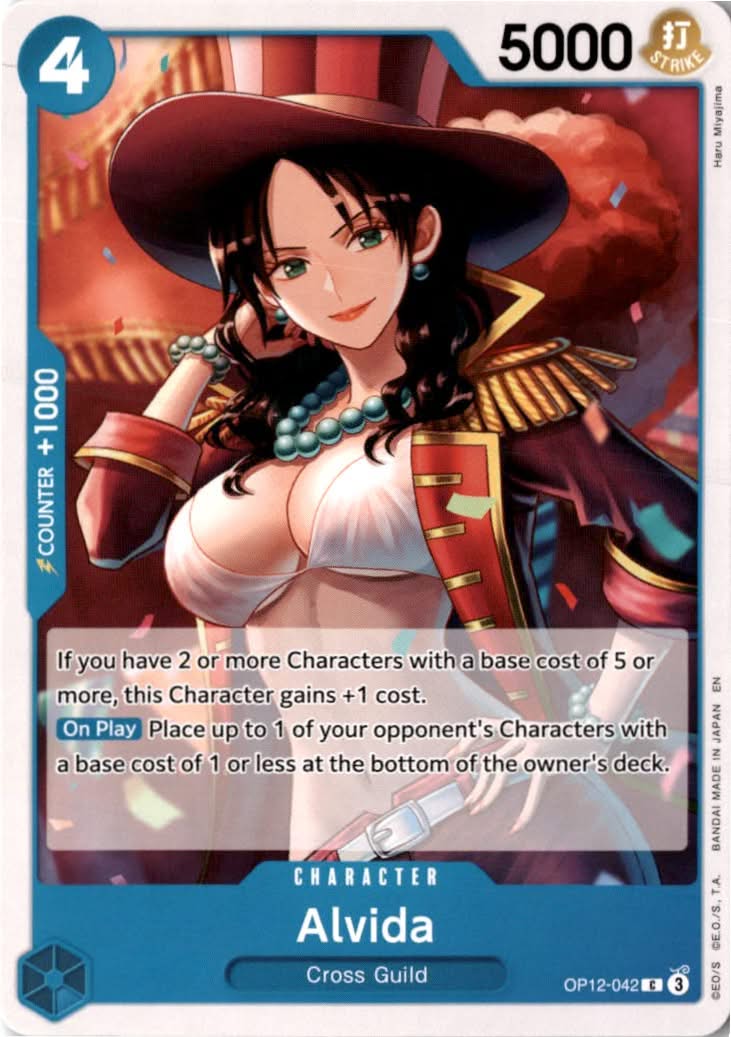 Alvida #OP12-042 - Legacy of the Master - One Piece Card Game - Common - Near Mint
