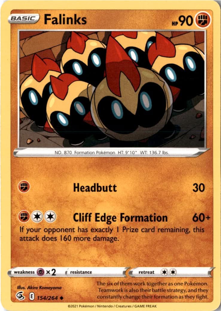 Falinks #154/264 - Fusion Strike - Pokemon - Uncommon - Near Mint