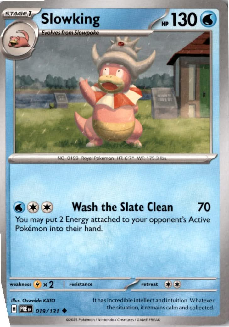 Slowking #019/131 - Prismatic Evolutions - Pokemon - Uncommon - Near Mint