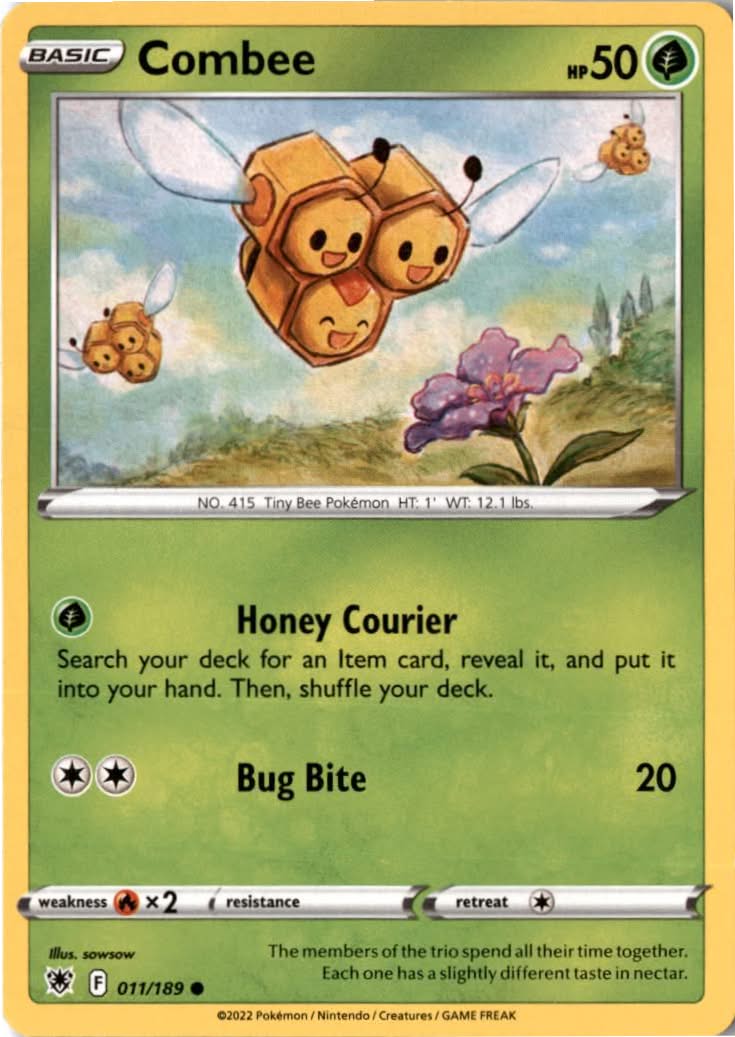 Combee #011/189 - Astral Radiance - Pokemon - Common - Near Mint