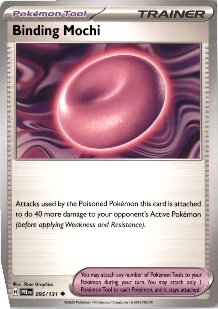 Binding Mochi #095/131 - Prismatic Evolutions - Pokemon - Uncommon - Near Mint