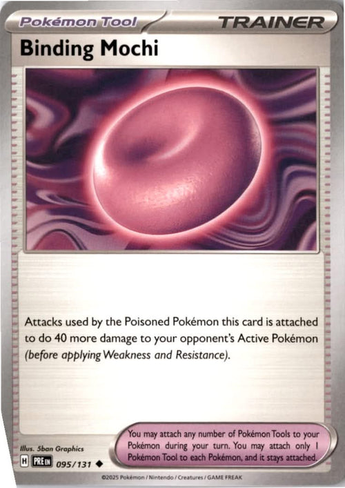 Binding Mochi #095/131 - Prismatic Evolutions - Pokemon - Uncommon - Near Mint