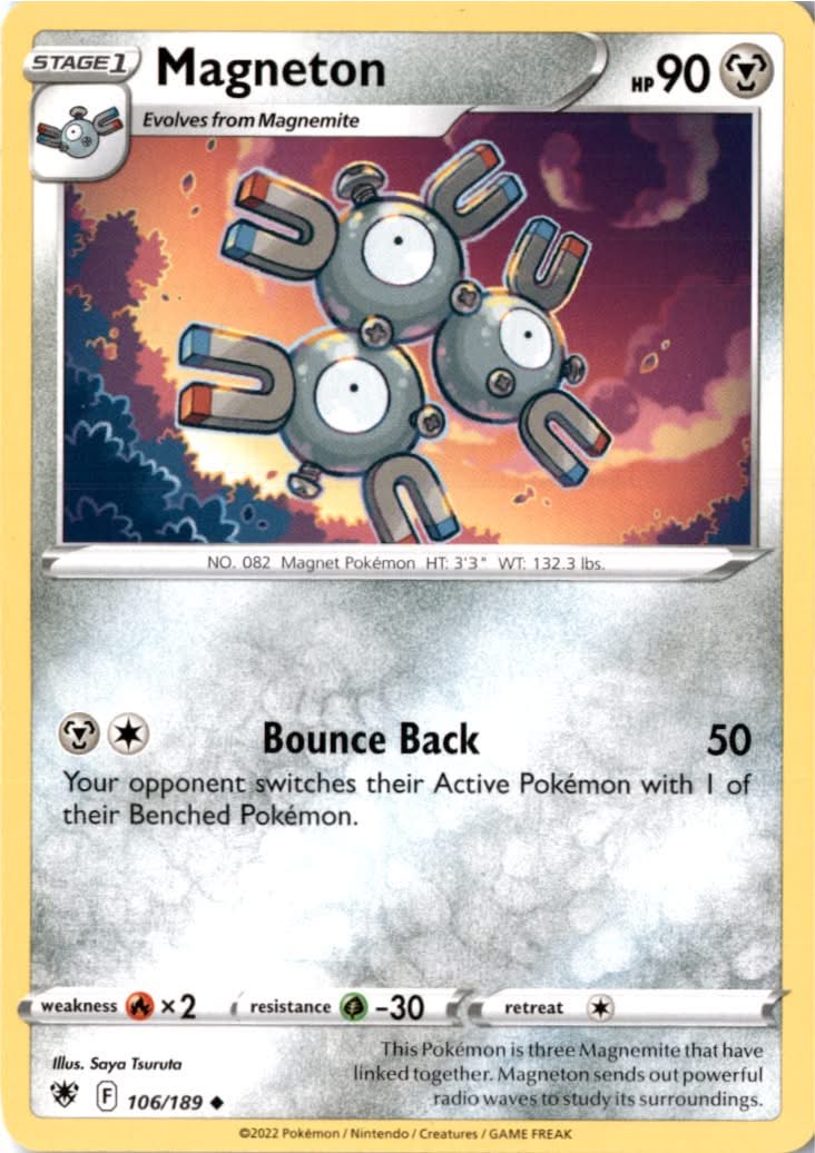 Magneton #106/189 - Astral Radiance - Pokemon - Uncommon - Near Mint