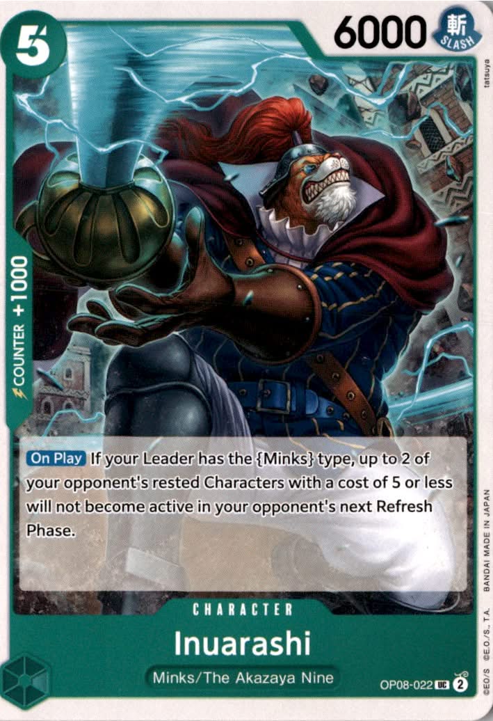 Inuarashi #OP08-022 - Two Legends - One Piece Card Game - Uncommon - Near Mint