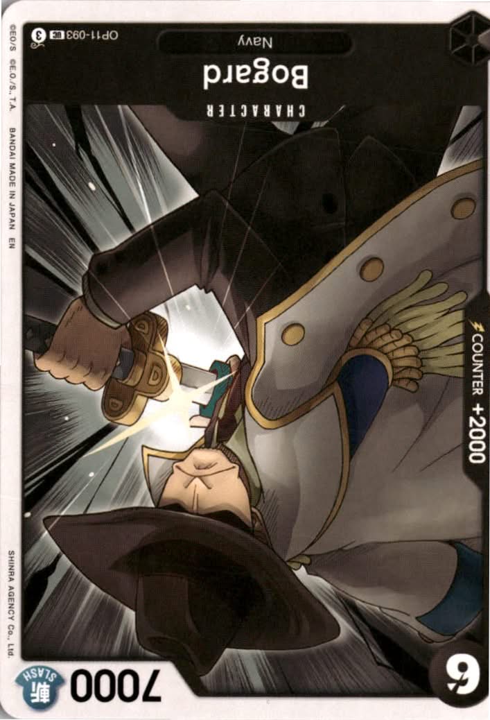 Bogard #OP11-093 - A Fist of Divine Speed - One Piece Card Game - Uncommon - Near Mint