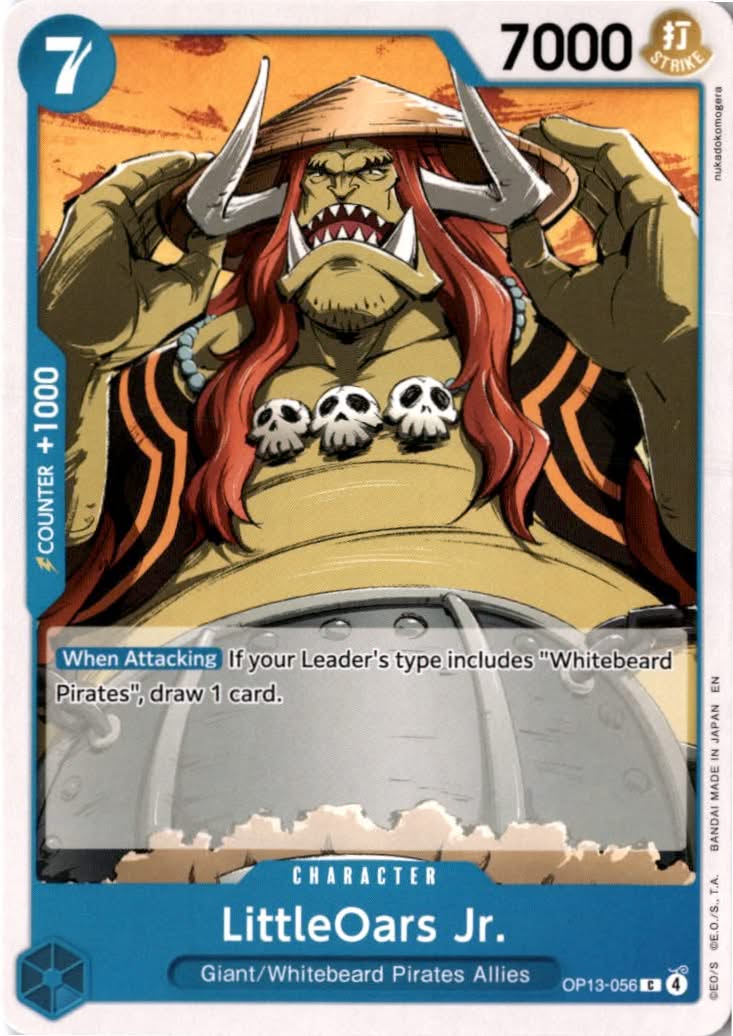LittleOars Jr. #OP13-056 - Carrying On His Will - One Piece Card Game - Common - Near Mint